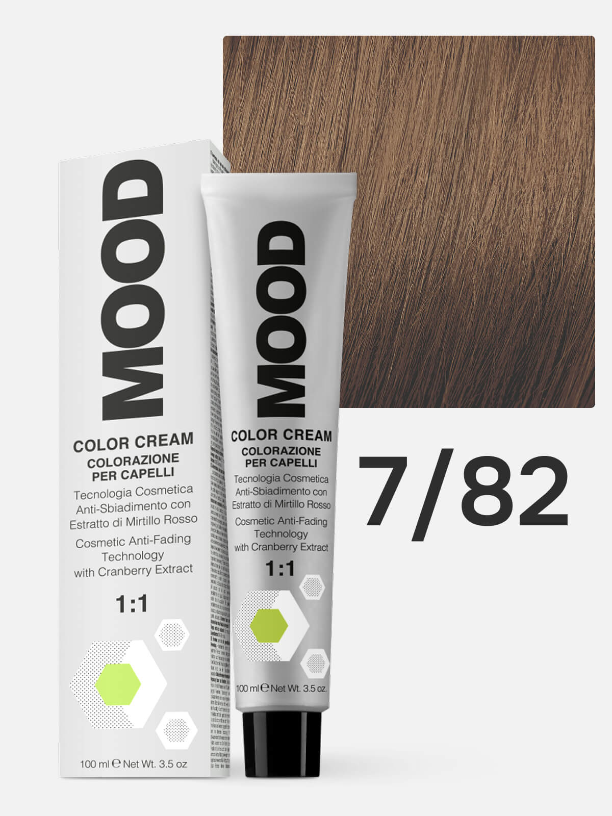 mood Краска для волос 7/82 блонд мокка 100мл MOOD Краска для волос 7/82 блонд мокка 100мл — изображение 1