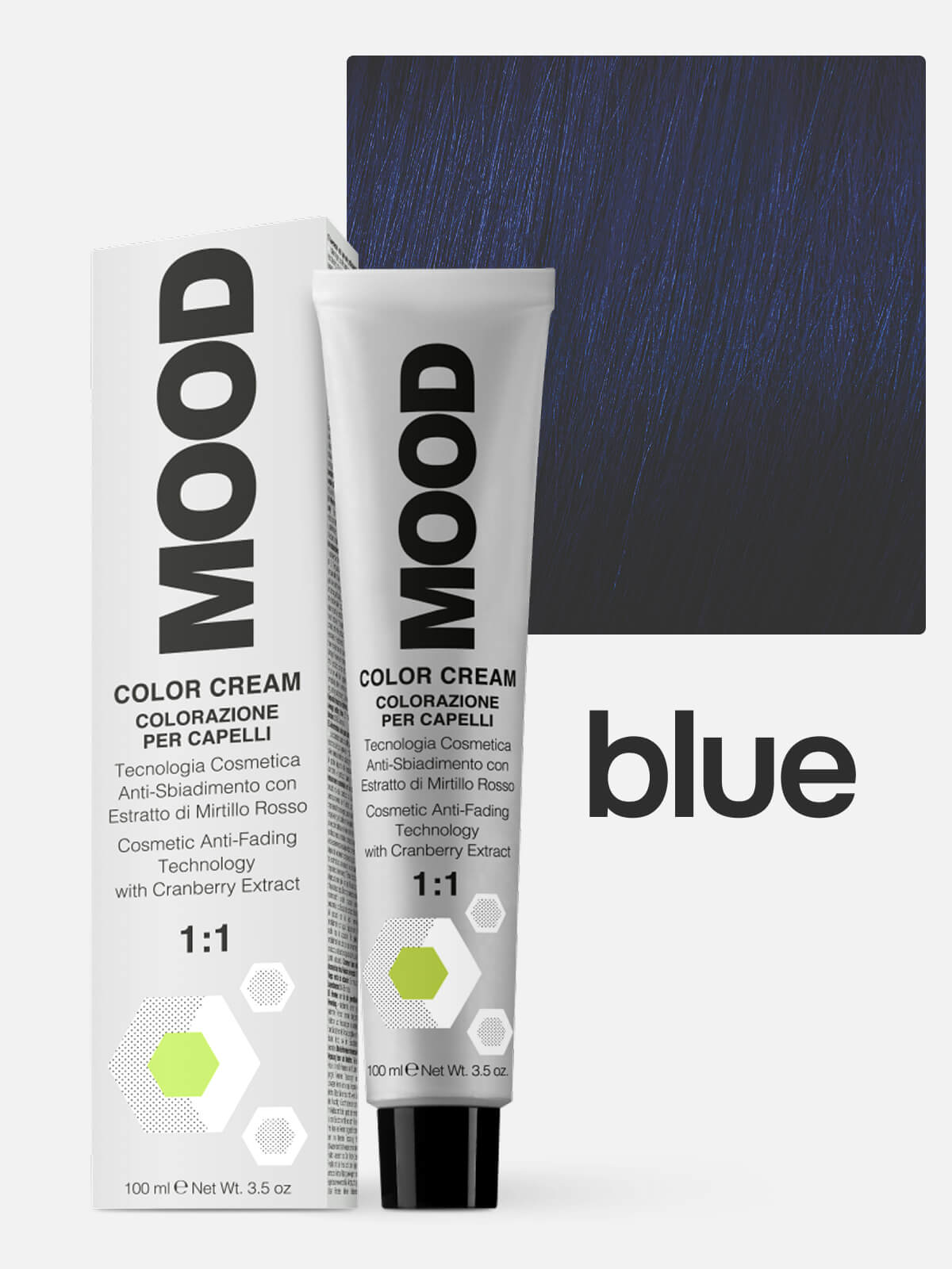 mood Краска для волос blu синий 100мл MOOD Краска для волос Blu синий 100мл — изображение 1