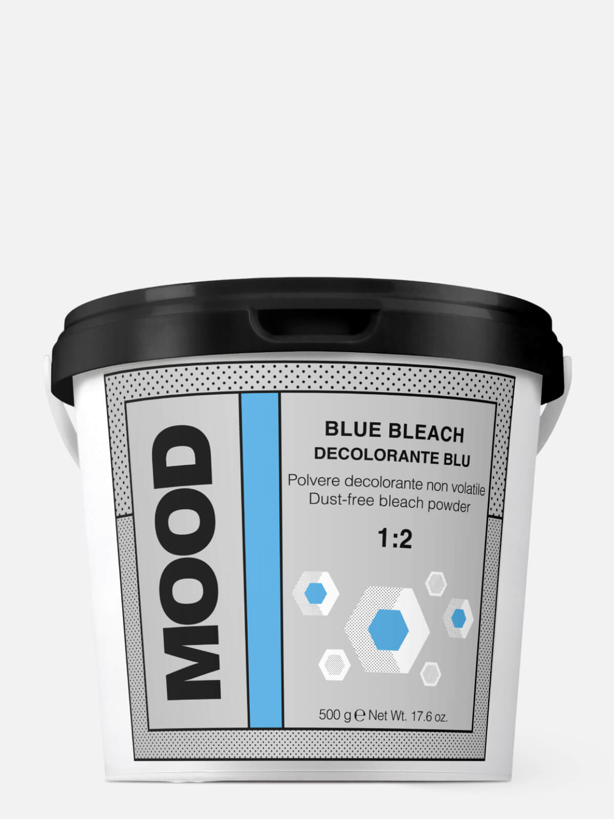 mood Порошок обесцвечивающий для волос голубой blue bleach 500гр MOOD Blue Bleach Порошок обесцвечивающий для волос голубой 500 гр — изображение 1