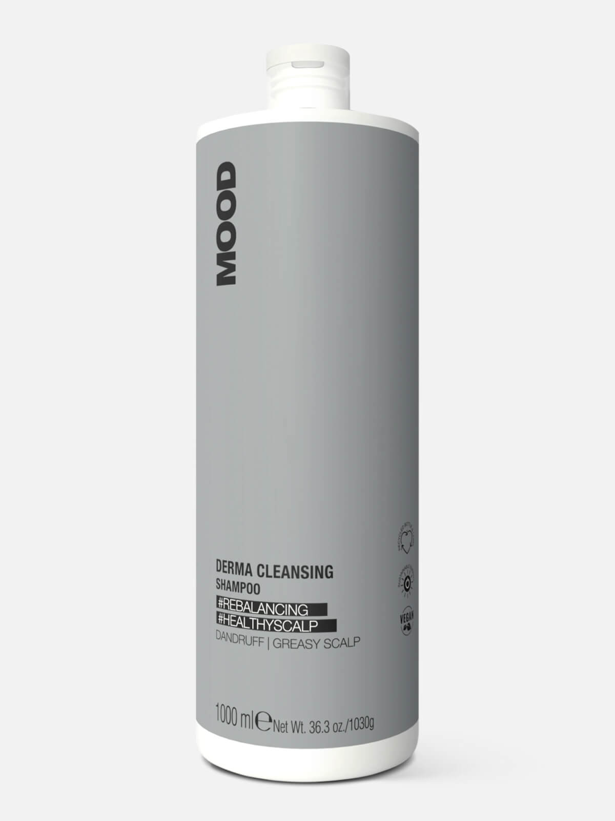 mood derma cleansing Шампунь «Баланс» для волос против жирности кожи головы и перхоти derma cleansing shampoo 1000мл MOOD DERMA CLEANSING Шампунь «Баланс» для волос против жирности кожи головы и перхоти DERMA CLEANSING SHAMPOO 1000мл — изображение 1