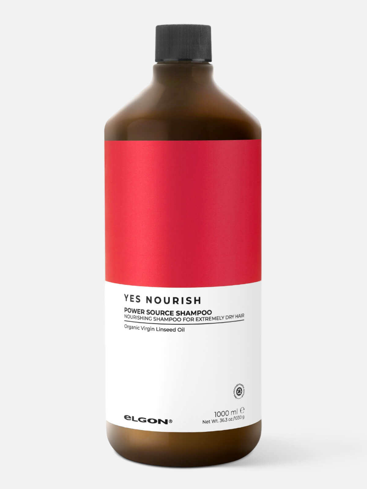 elgon yes nourish Шампунь питат для сух норм, толстых и густых волос power source shampoo 1000мл ELGON YES NOURISH Шампунь питат для сух норм, толстых и густых волос POWER SOURCE SHAMPOO 1000мл — изображение 1