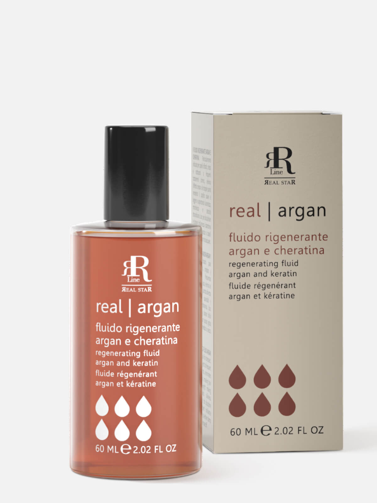 rr line real star argan Флюид для волос с кератином и аргановым маслом regenerating fluid argan and keratin 60мл RR LINE REAL STAR ARGAN Флюид для волос с кератином и аргановым маслом Regenerating Fluid Argan and Keratin 60мл — изображение 1