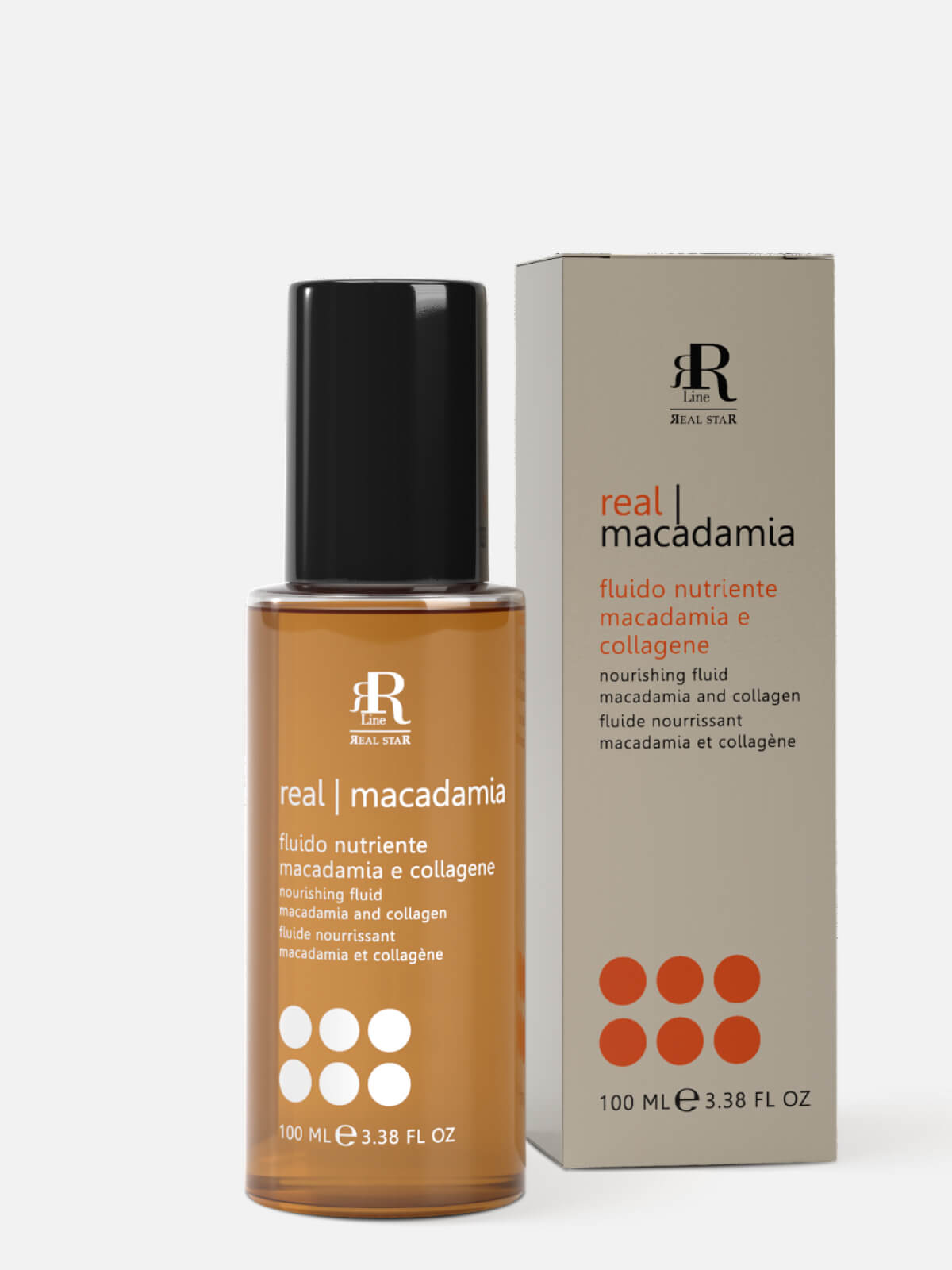 rr line real star macadamia Флюид питательный для волос Жидкие кристаллы Макадамия и коллаген nourishing fluid100мл RR LINE REAL STAR MACADAMIA Флюид питательный для волос Жидкие кристаллы Макадамия и коллаген Nourishing Fluid100мл — изображение 1