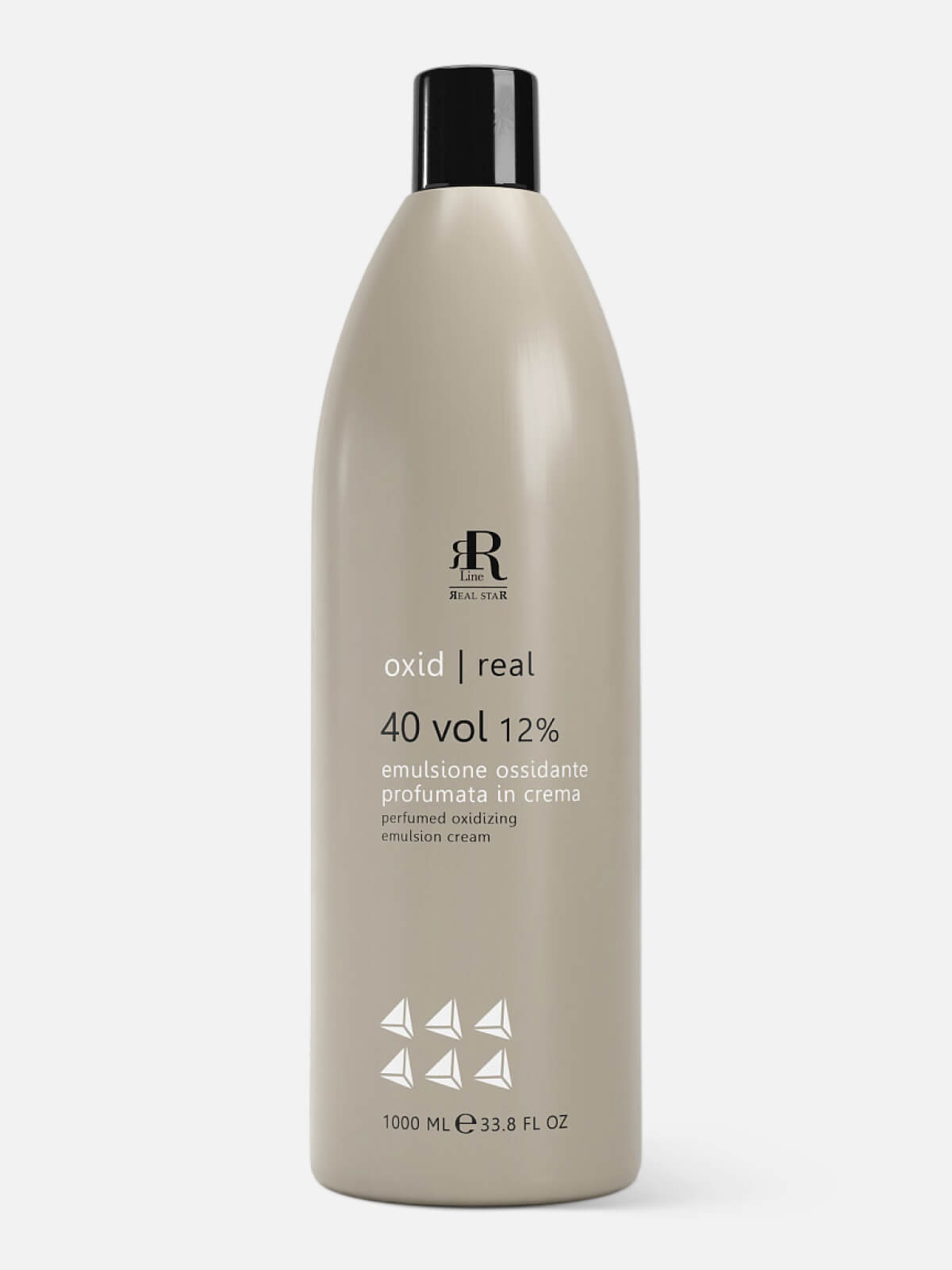 rr line real star Эмульсия окисляющая для краски для волос perfumed oxidizing emulsion cream 12% 40vol 1000мл RR LINE REAL STAR Эмульсия окисляющая для краски для волос PERFUMED OXIDIZING EMULSION CREAM 12% 40VOL 1000мл — изображение 1