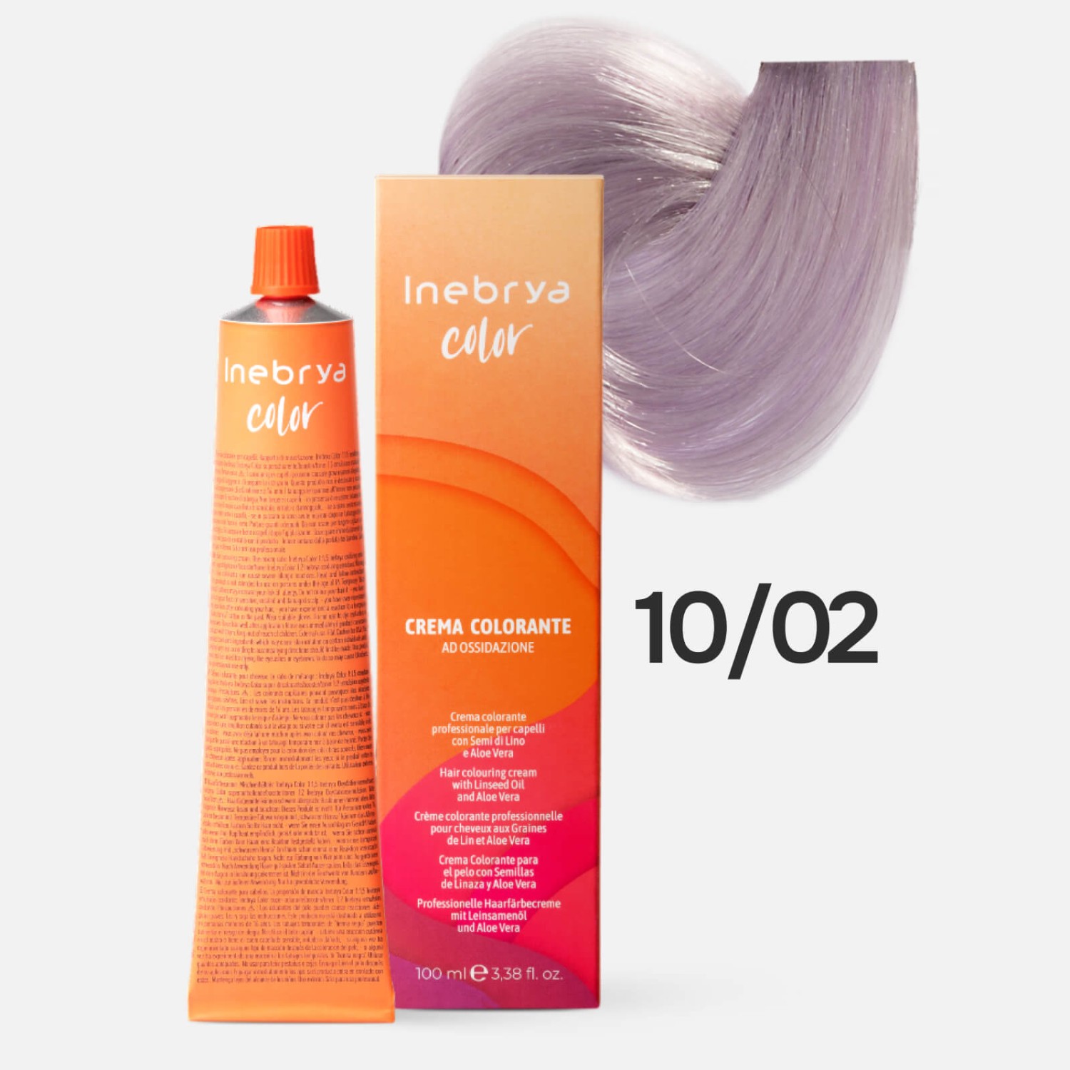 inebrya color 10/02 Профессиональная крем краска для волос Блондин платиновый перламутровый 100 мл INEBRYA Color 10/02 Профессиональная крем-краска для волос Блондин платиновый перламутровый 100 мл — изображение 1