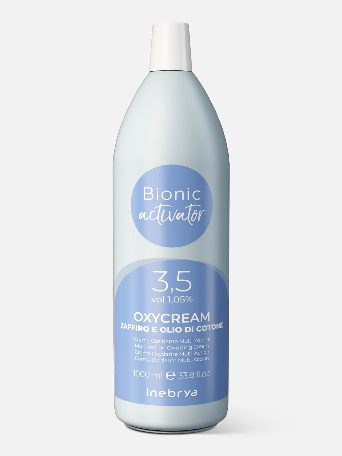 inebrya oxy bionic Окси крем для краски для волос 1,05% bionic oxycream multi action oxidizing cream 3,5 vol 1000мл INEBRYA OXY BIONIC Окси-крем для краски для волос 1,05% BIONIC OXYCREAM MULTI-ACTION OXIDIZING CREAM 3,5 vol 1000мл — изображение 1