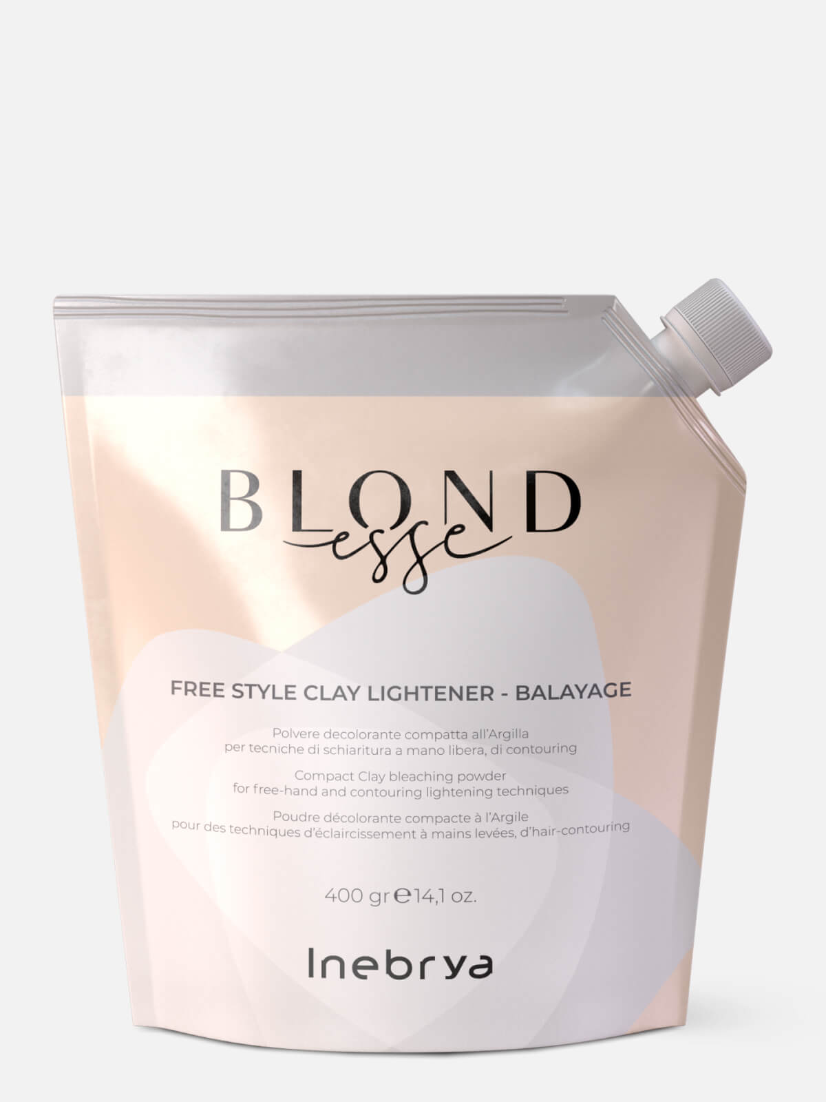 inebrya blondesse Порошок обесцвечивающий free style clay light balayage 400гр INEBRYA BLONDESSE Порошок обесцвечивающий FREE STYLE CLAY LIGHT - BALAYAGE 400гр — изображение 1