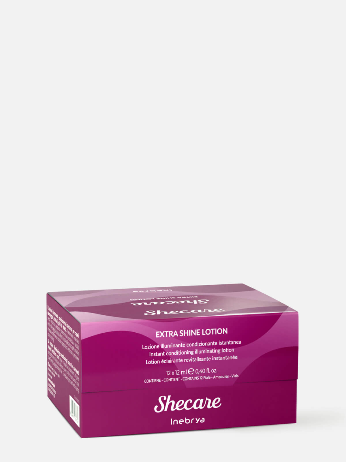 inebrya shecare Лосьон для восстановления и сияния волос extra shine lotion 12шт12мл INEBRYA SHECARE Лосьон для восстановления и сияния волос EXTRA SHINE LOTION 12шт12мл — изображение 1