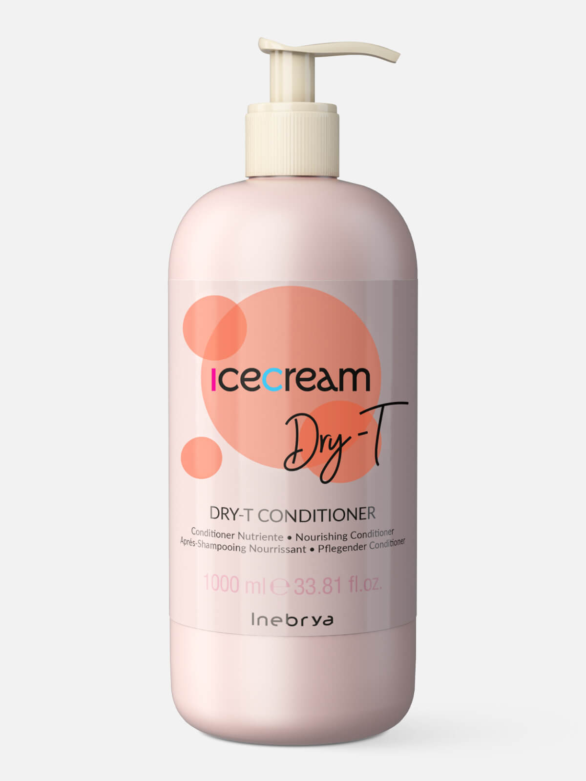 inebrya ice cream dry t Кондиционер питательный для сухих и пористых волос nourishing conditioner 1000мл INEBRYA ICE CREAM DRY-T Кондиционер питательный для сухих и пористых волос NOURISHING CONDITIONER 1000мл — изображение 1