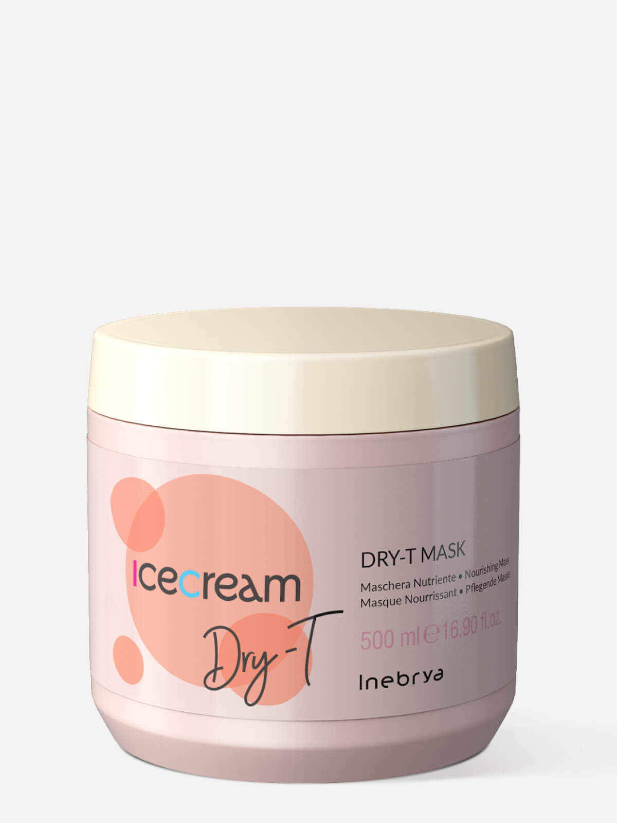 inebrya ice cream dry t Маска питательная для сухих и пористых волос nourishing mask 500мл INEBRYA ICE CREAM DRY-T Маска питательная для сухих и пористых волос NOURISHING MASK 500мл — изображение 1