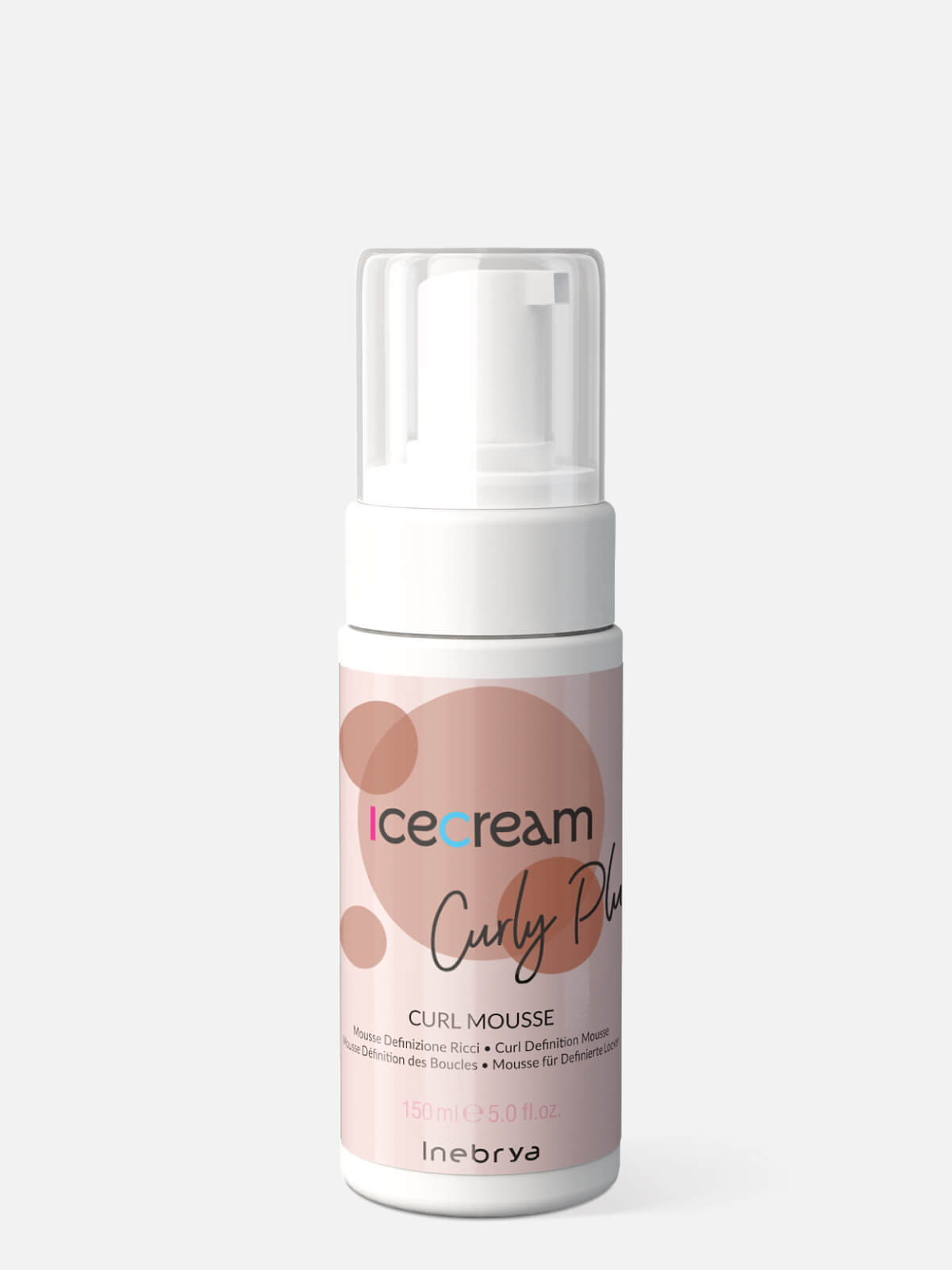 inebrya ice cream curly plus Мусс ухаживающий для кудрявых волос curly definition mousse 150мл INEBRYA ICE CREAM CURLY PLUS Мусс ухаживающий для кудрявых волос CURLY DEFINITION MOUSSE 150мл — изображение 1