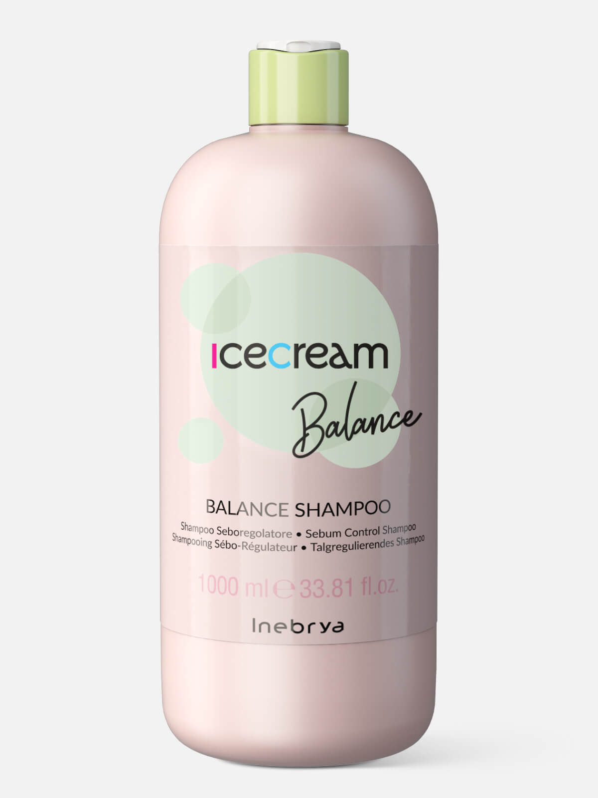 inebrya ice cream balance Шампунь себорегулирующий для жирной кожи головы balance shampoo 1000мл INEBRYA ICE CREAM BALANCE Шампунь себорегулирующий для жирной кожи головы BALANCE SHAMPOO 1000мл — изображение 1