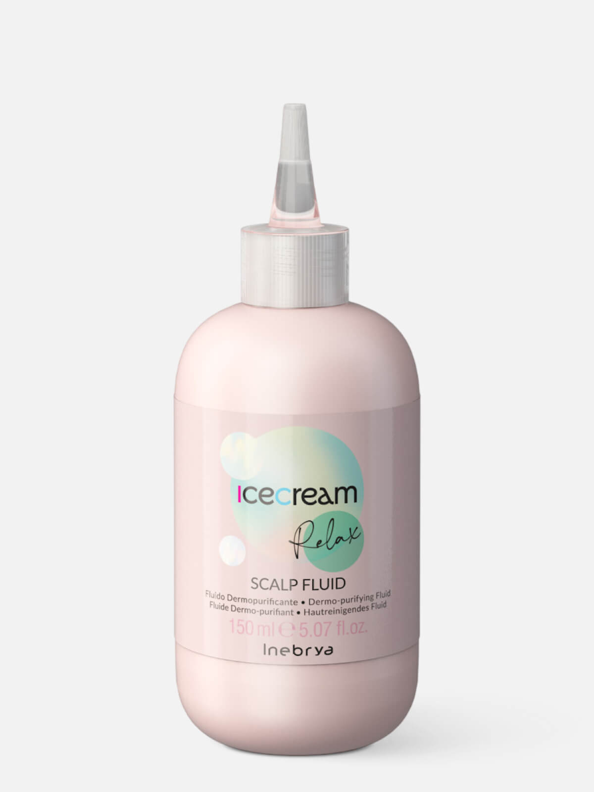 inebrya ice cream relax Флюид отшелушивающий для очищения кожи головы scalp fluid 150мл INEBRYA ICE CREAM RELAX Флюид отшелушивающий для очищения кожи головы SCALP FLUID 150мл — изображение 1