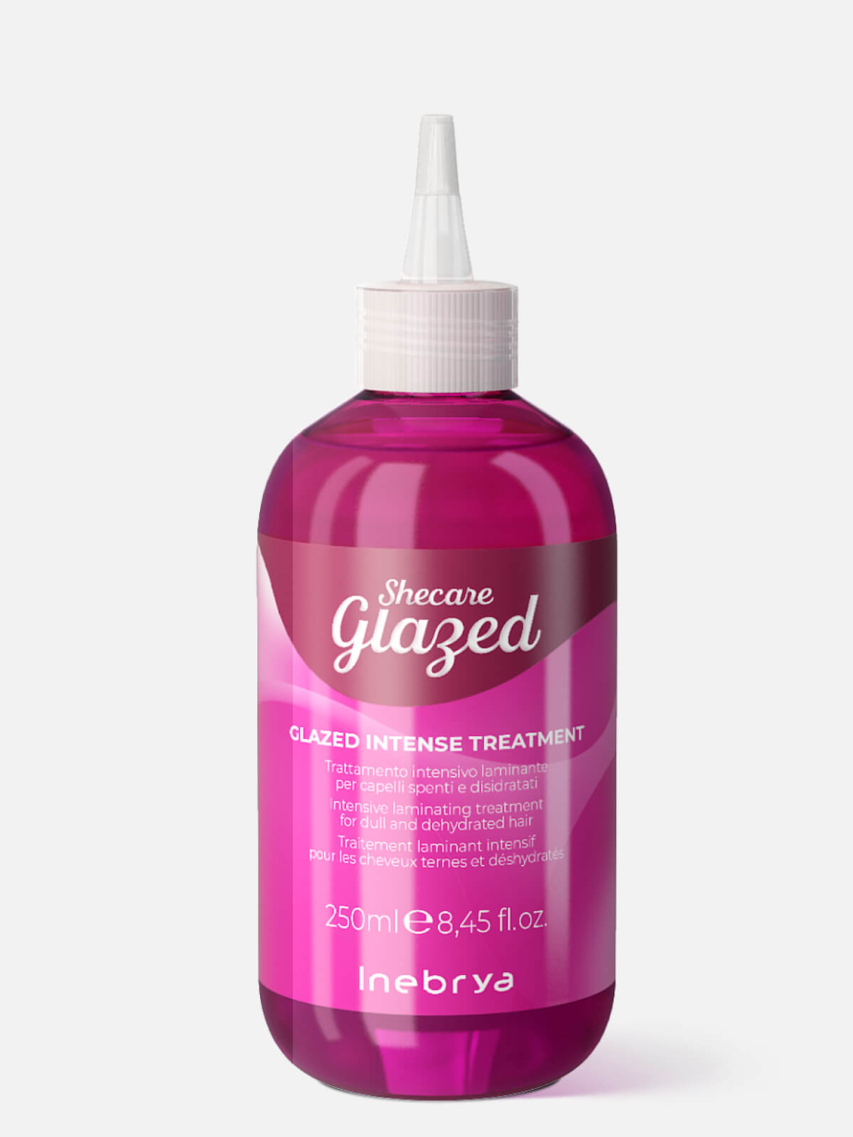 inebrya shecare glazed Флюид ламинирующий для блеска волос intense treatment 250мл INEBRYA SHECARE GLAZED Флюид ламинирующий для блеска волос INTENSE TREATMENT 250мл — изображение 1