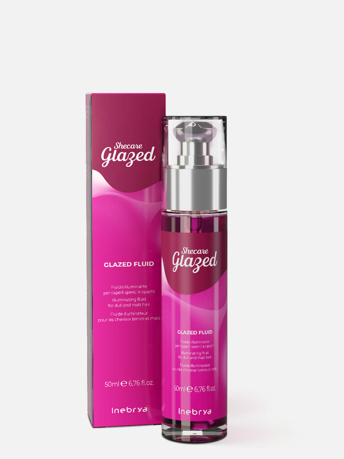 inebrya shecare glazed Масло флюид для блеска волос glazed fluid 50мл INEBRYA SHECARE GLAZED Масло-флюид для блеска волос GLAZED FLUID 50мл — изображение 1
