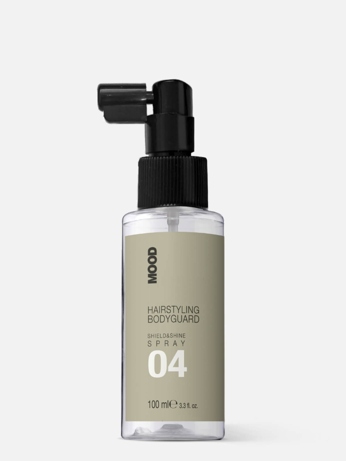 mood bodyguard 04 Спрей для защиты и блеска волос shield&shine spray 100мл MOOD BODYGUARD 04 Спрей для защиты и блеска волос SHIELD&SHINE SPRAY 100мл — изображение 1