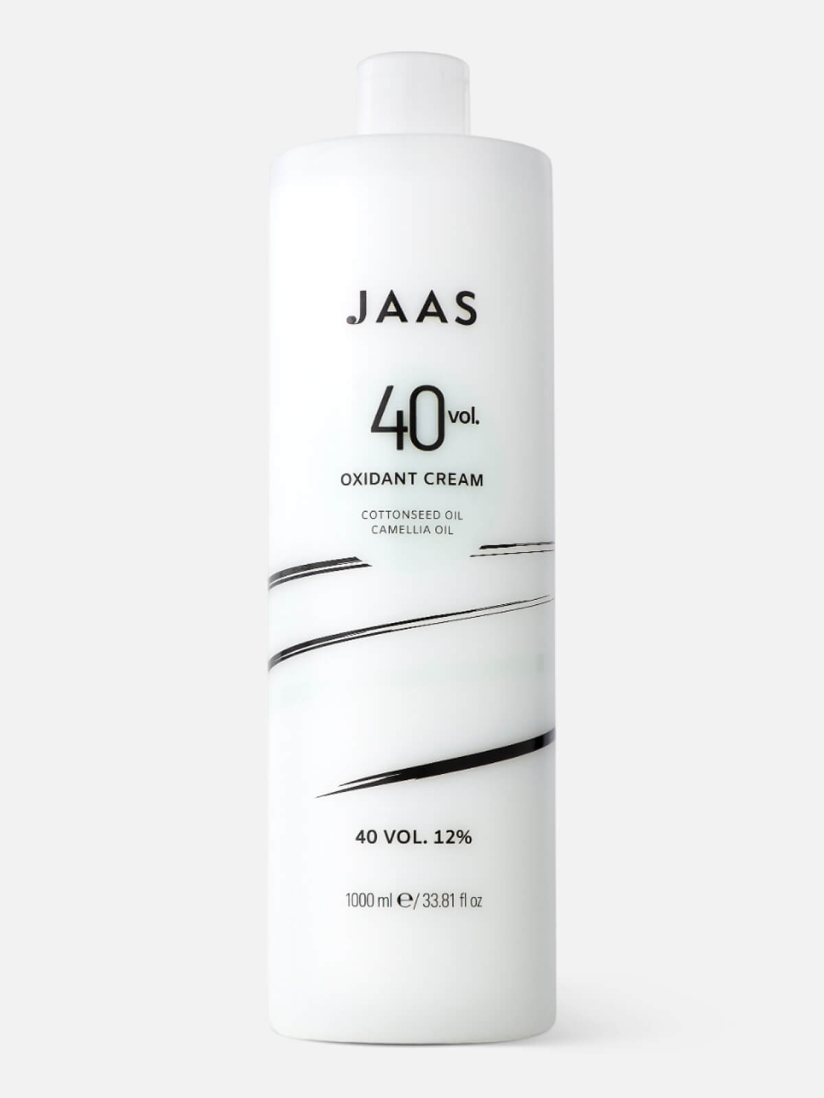 jaas Крем окисляющий с маслом семян хлопка и камелии 12% oxidant cream 40 vol 1000мл JAAS Oxidant Cream 12% 40 Vol Крем окисляющий с маслом семян хлопка и камелии 1000 мл — изображение 1