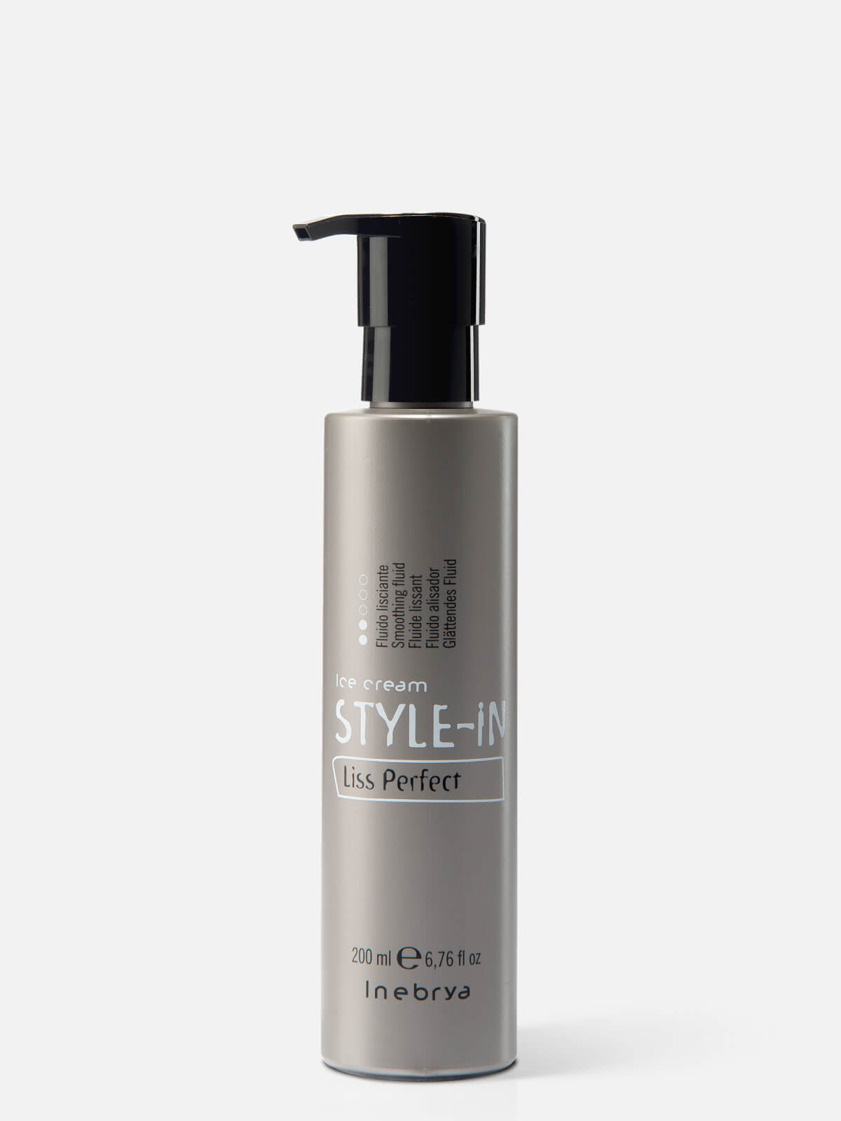 inebrya style in Флюид разглаживающий для волос средней фиксации, с термозащитой liss perfect 200мл INEBRYA STYLE-IN Флюид разглаживающий для волос средней фиксации, с термозащитой LISS PERFECT 200мл — изображение 1
