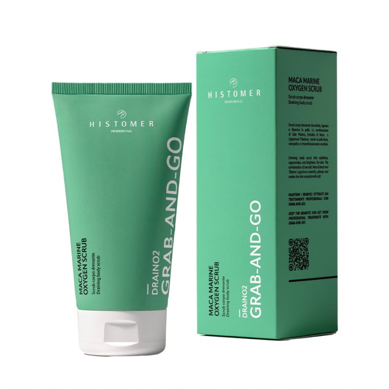HP01D01VA HISTOMER Drain 02 Maca Marine Oxygen Scrub Дренажный скраб для тела 150 мл — изображение 1