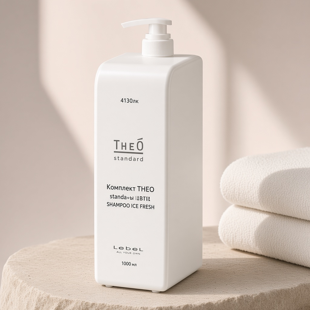 4130лк, Комплект theo standard shampoo ice fresh , 1000 мл, lebel 4130лк, Комплект THEO standard SHAMPOO ICE FRESH , 1000 мл, Lebel — изображение 1