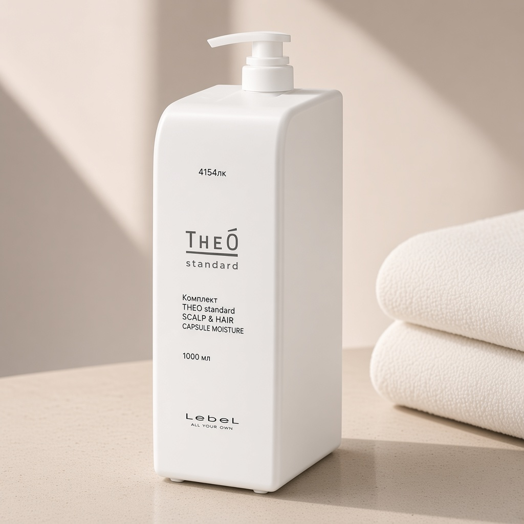 4154лк, Комплект theo standard scalp & hair capsule moisture, 1000 мл, lebel 4154лк, Комплект THEO standard SCALP & HAIR CAPSULE MOISTURE, 1000 мл, Lebel — изображение 1