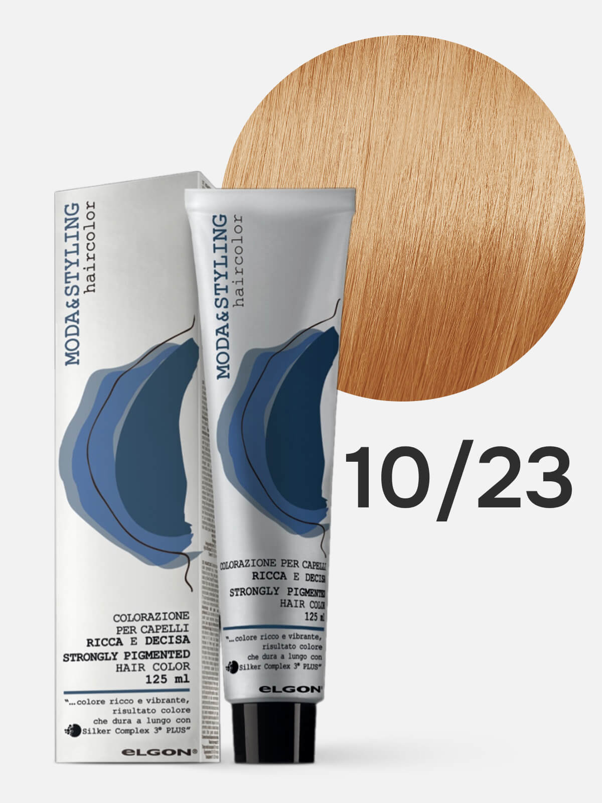 elgon modastyling Краска для волос 10/23 чистый блонд песок 125мл ELGON MODASTYLING Краска для волос 10/23 чистый блонд песок 125мл — изображение 1