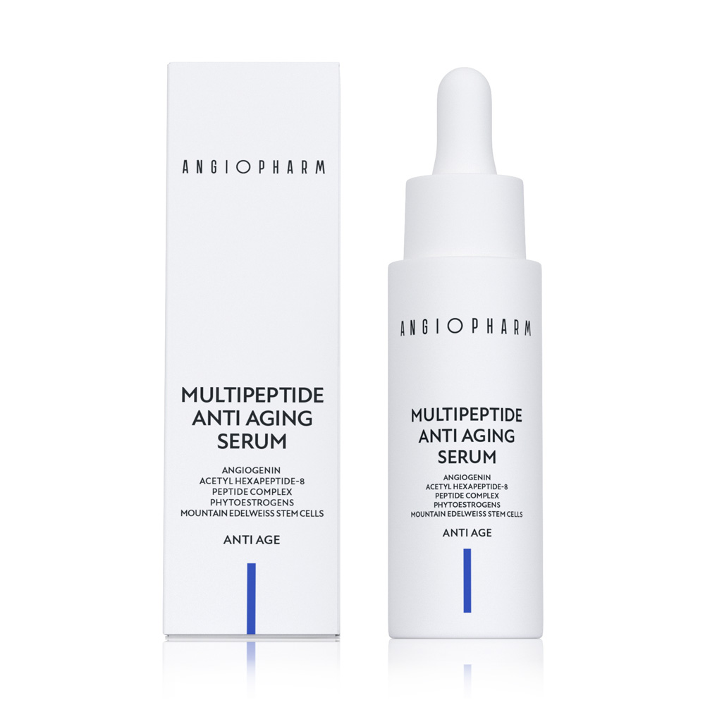 angiopharm Мультипептидная омолаживающая сыворотка 30 мл Angiopharm Мультипептидная омолаживающая сыворотка 30 мл — изображение 1