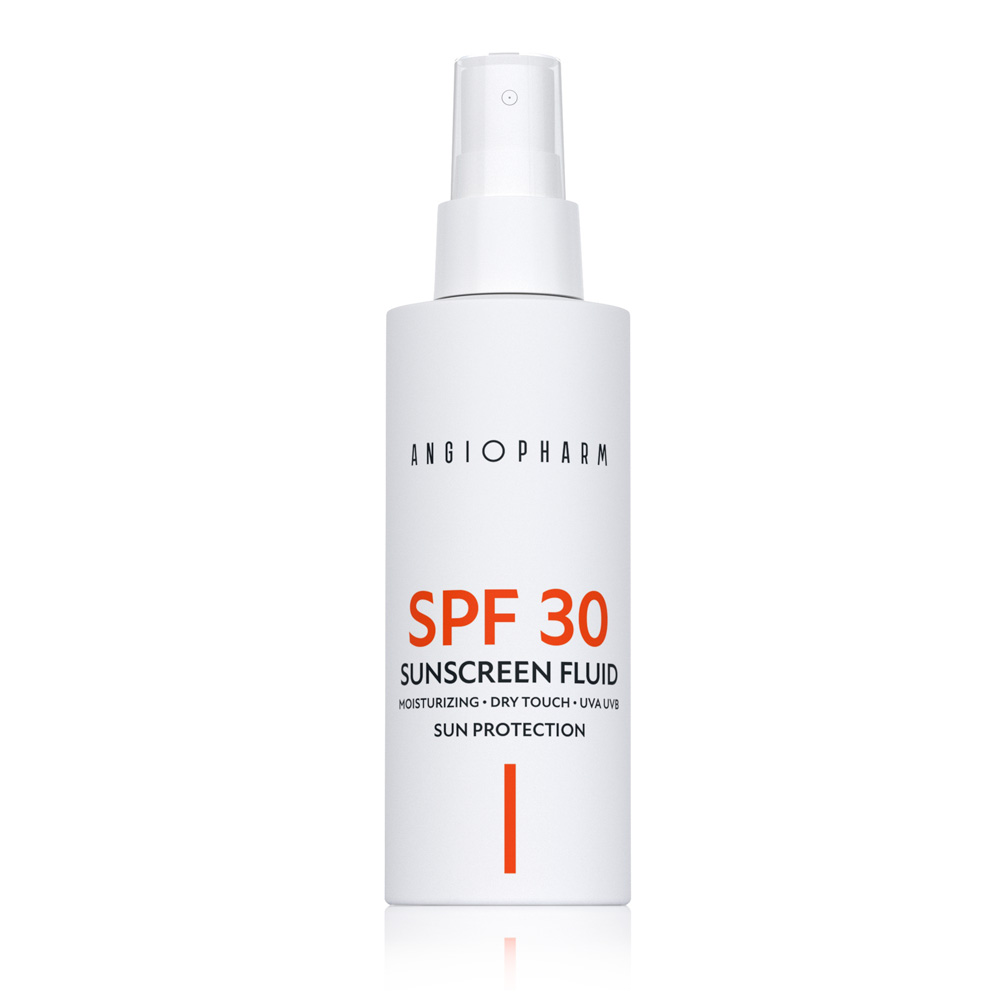 angiopharm Солнцезащитный флюид spf 30 100 мл Angiopharm Солнцезащитный флюид spf 30 100 мл — изображение 1