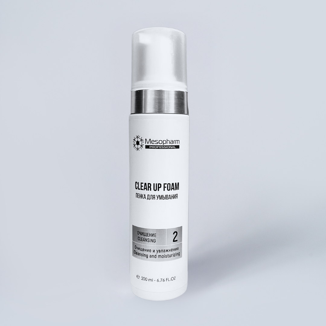 mesopharm clear up foam Пенка для умывания 200 мл Mesopharm Clear Up Foam Пенка для умывания 200 мл — изображение 1