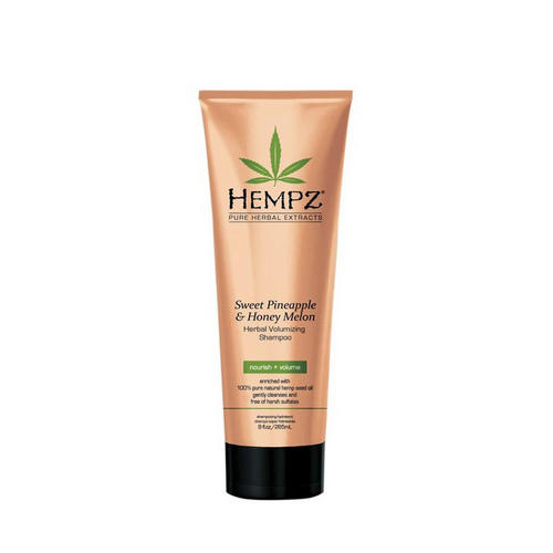 Шампунь растительный для придания объёма sweet pineapple & honey melon volumizing shampoo, 265 мл hempz Шампунь растительный для придания объёма Sweet Pineapple & Honey Melon Volumizing Shampoo, 265 мл HEMPZ — изображение 1