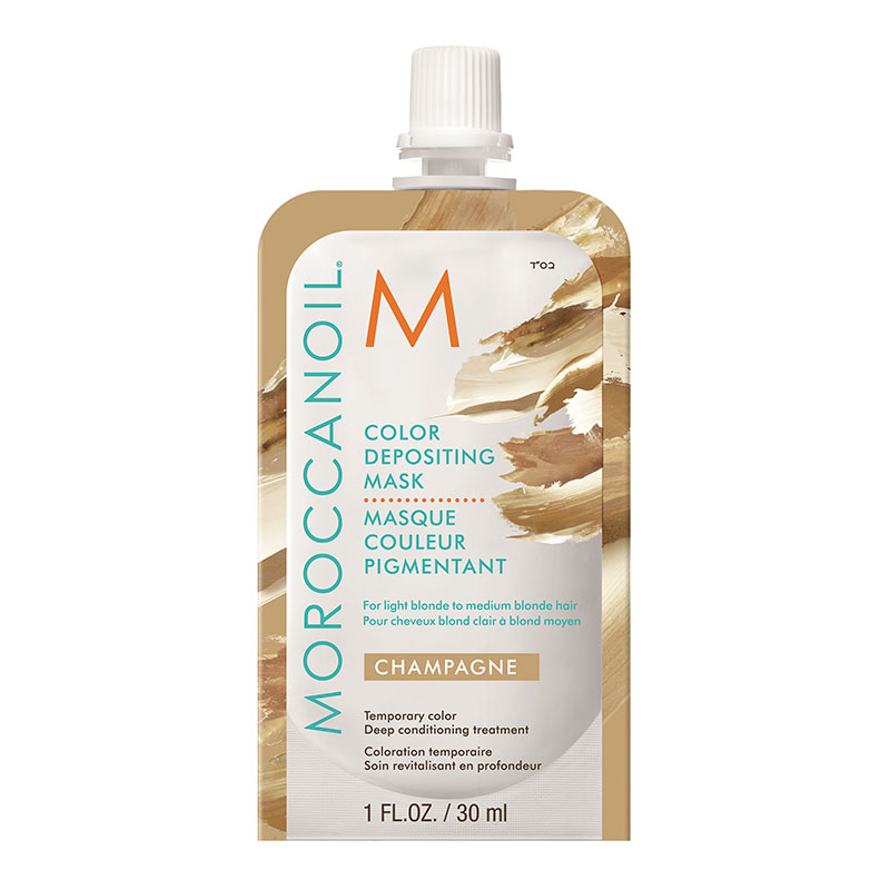 moroccanoil color depositing mask champagne / Тонирующая маска для волос Шампанское, 30 мл MOROCCANOIL COLOR DEPOSITING MASK CHAMPAGNE / Тонирующая маска для волос Шампанское, 30 мл — изображение 1