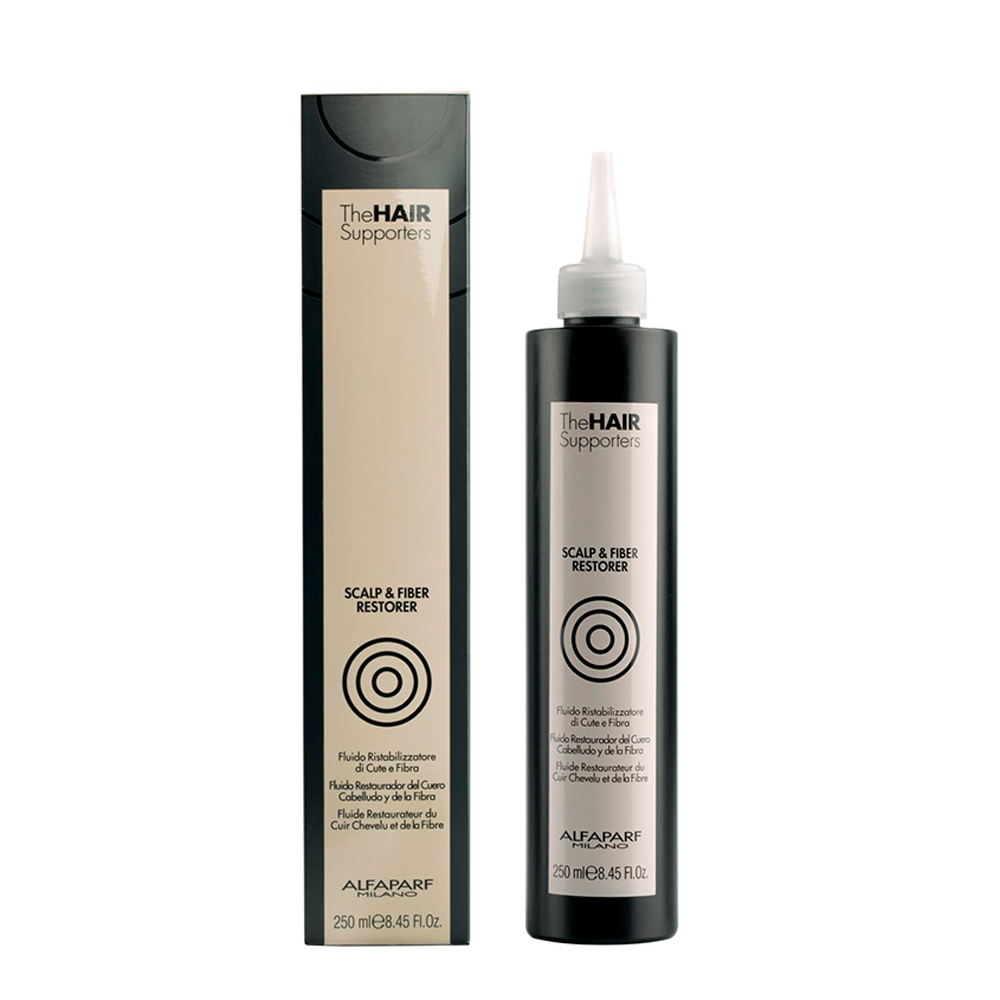 the hair supporters scalp & fiber restorer Флюид фиксатор двойного действия 250 мл alfaparf The Hair Supporters Scalp & Fiber Restorer Флюид-фиксатор двойного действия 250 мл ALFAPARF — изображение 1