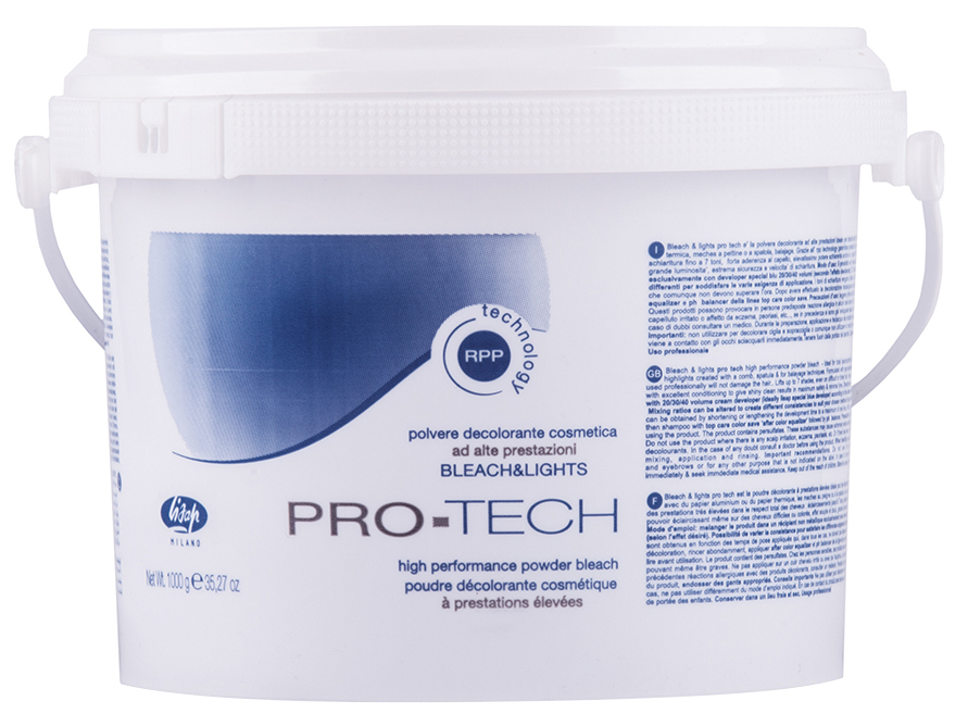 lisap Осветление Обесцвечивающий порошок сильного действия “bleach & lights pro tech” 1000 гр LISAP Осветление Обесцвечивающий порошок сильного действия “Bleach & Lights PRO TECH” 1000 гр — изображение 1
