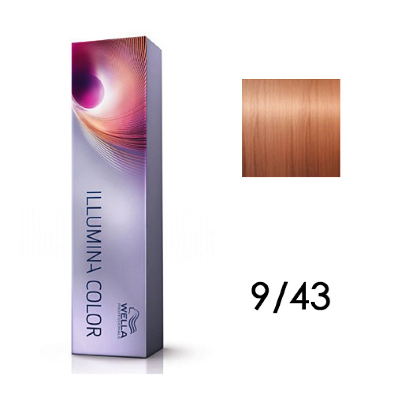 Стойкая крем краска illumina color, тон 9/43, 60мл Стойкая крем-краска Illumina Color, тон 9/43, 60мл — изображение 1