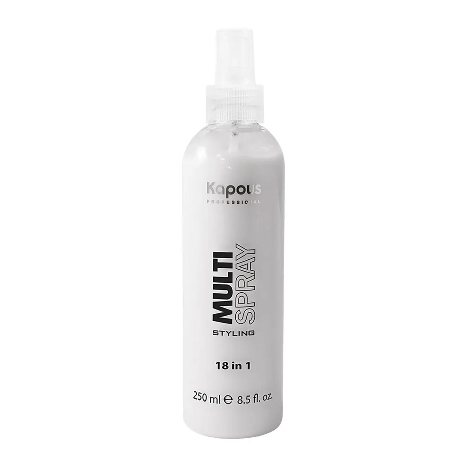 kapous МУЛЬТИСПРЕЙ для укладки волос 18 в 1 250 мл "multi spray" Kapous МУЛЬТИСПРЕЙ для укладки волос 18 в 1 250 мл "Multi Spray" — изображение 1