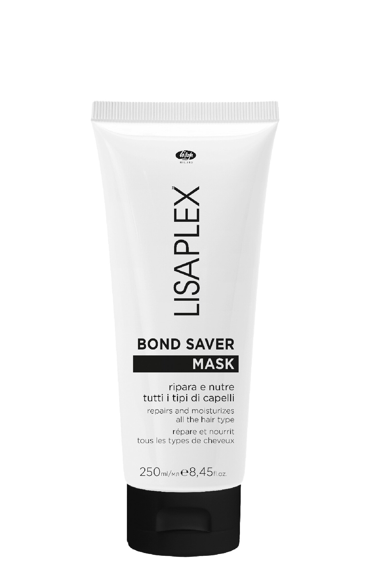 lisap lisaplex bond saver Увлажняющая и питательная маска "lisaplex bond saver mask" 250 мл LISAP LISAPLEX BOND SAVER Увлажняющая и питательная маска - "LISAPLEX BOND SAVER MASK" 250 мл — изображение 1