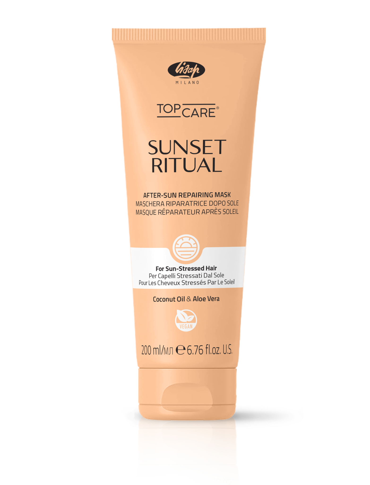 lisap sunset ritual Восстанавливающая маска после солнца для волос sunset ritual 200 мл LISAP Sunset Ritual Восстанавливающая маска после солнца для волос - Sunset Ritual 200 мл — изображение 1