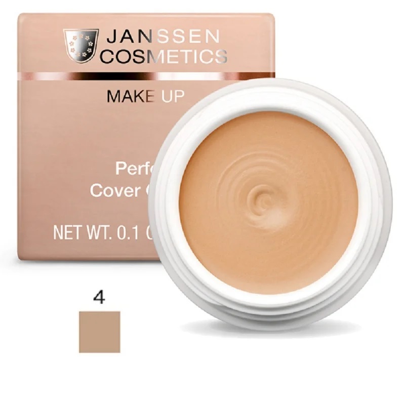 janssen perfect cover cream Тональный крем камуфляж с высокой кроющей способностью тон 4 5 мл JANSSEN Perfect Cover Cream Тональный крем-камуфляж с высокой кроющей способностью тон 4 5 мл — изображение 1