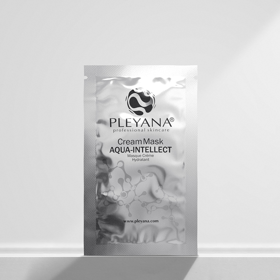 Крем маска увлажняющая aqua intellect 2 в 1 5 ml pleyana Крем-маска увлажняющая AQUA-INTELLECT 2-в-1 5 ml PLEYANA — изображение 1