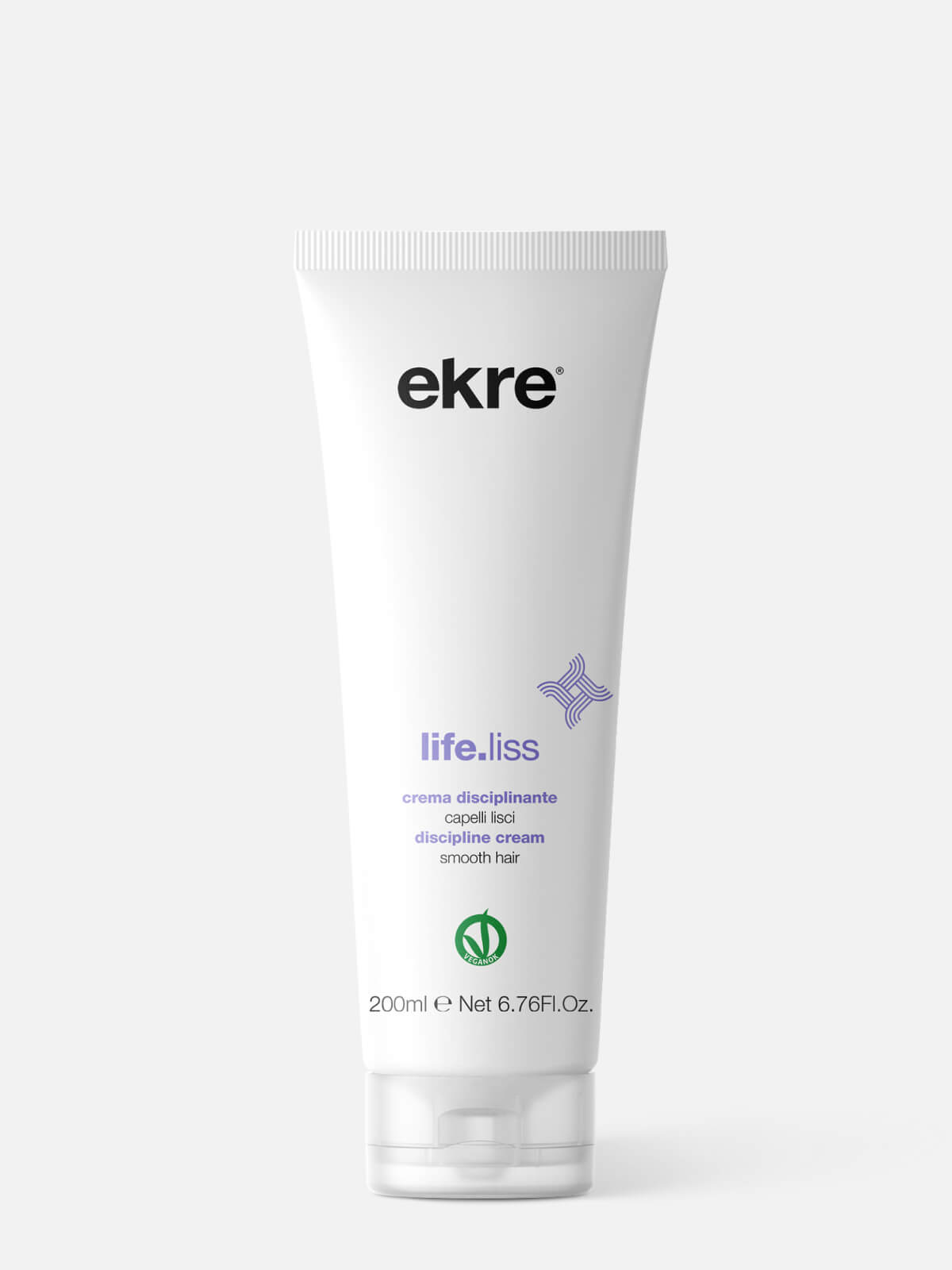 ekre life.liss Крем разглаживающий для дисциплины волос discipline cream 200мл EKRE LIFE.LISS Крем разглаживающий для дисциплины волос Discipline Cream 200мл — изображение 1