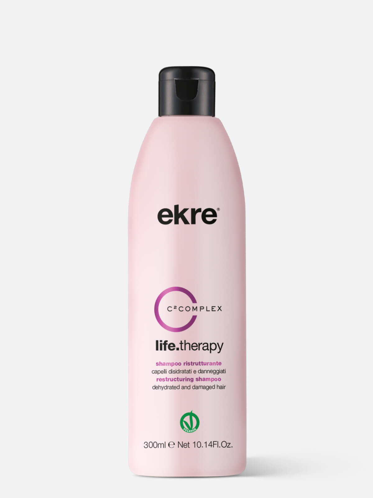 ekre life.therapy Шампунь восстанавливающий для поврежденных волос restructuring shampoo 300мл EKRE LIFE.THERAPY Шампунь восстанавливающий для поврежденных волос Restructuring Shampoo 300мл — изображение 1