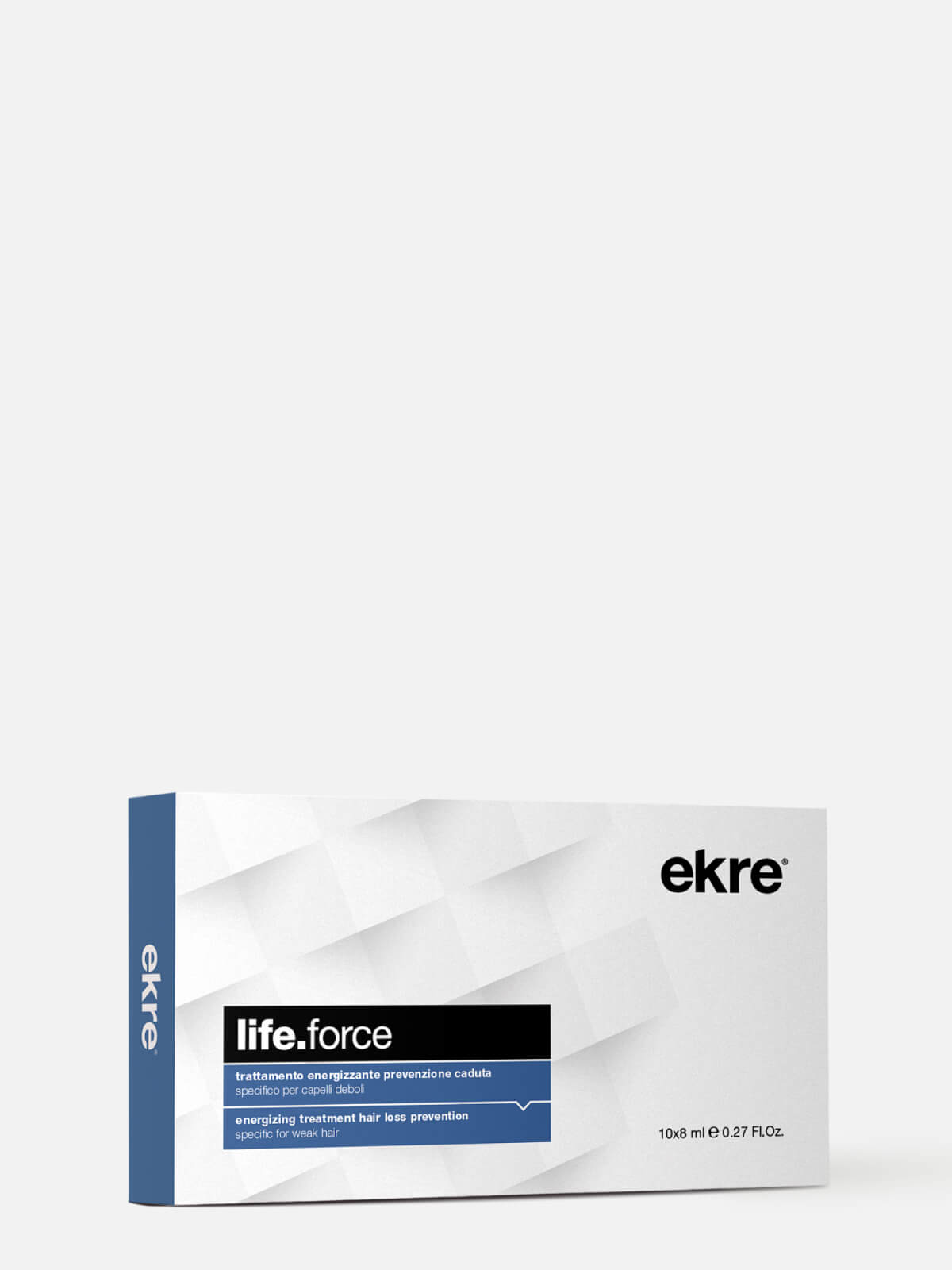 ekre life.force Лосьон для укрепления корней и стимуляции роста волос energizing treatment hair loss prevention 10x8мл EKRE LIFE.FORCE Лосьон для укрепления корней и стимуляции роста волос Energizing Treatment Hair Loss Prevention 10x8мл — изображение 1