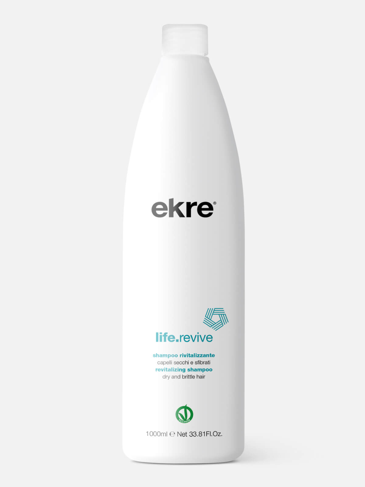 ekre life.revive Шампунь питательный для сухих и ломких волос revitalizing shampoo 1000мл EKRE LIFE.REVIVE Шампунь питательный для сухих и ломких волос Revitalizing Shampoo 1000мл — изображение 1
