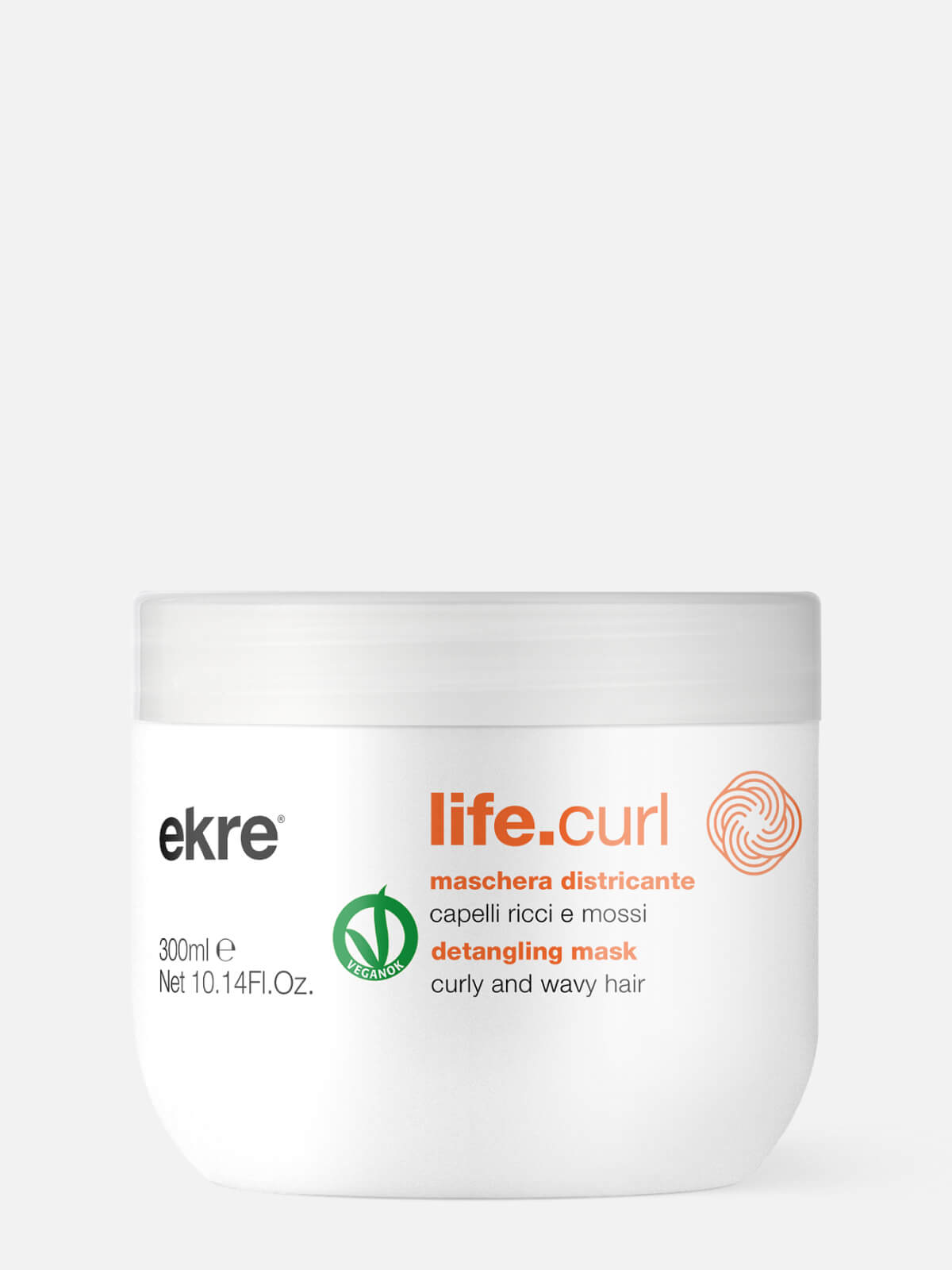 ekre life.curl Маска распутывающая для кудрявых волос detangling mask 300мл EKRE LIFE.CURL Маска распутывающая для кудрявых волос Detangling Mask 300мл — изображение 1