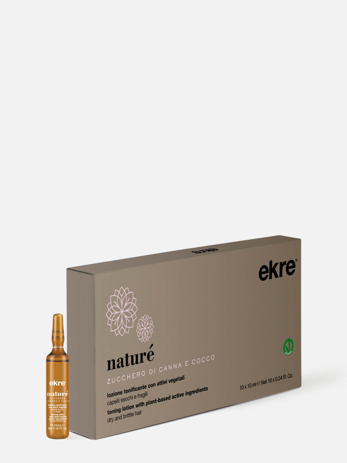 ekre nature Лосьон тонизирующий для укрепления волос nature toning lotion with plant based active ingredients 10x10мл EKRE NATURE Лосьон тонизирующий для укрепления волос Nature Toning Lotion with Plant-Based Active Ingredients 10x10мл — изображение 1