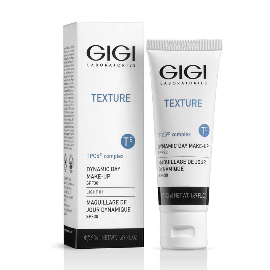 gigi texture dynamic day make up spf30 Динамический тональный крем 50 мл GIGI Texture Dynamic Day Make-Up SPF30 Динамический тональный крем 50 мл — изображение 1
