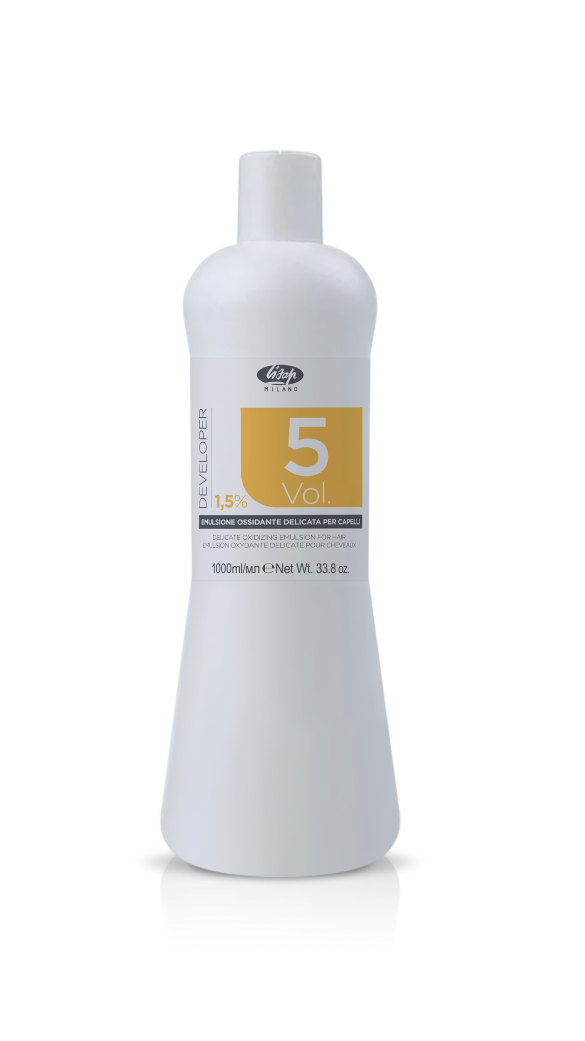lisap delicate oxidizing Оксидант лосьон для волос 1,5% – delicate oxidizing emulsion for hair 5 vol 1000 мл 1000 мл LISAP Delicate Oxidizing Оксидант-лосьон для волос 1,5% – Delicate Oxidizing Emulsion for hair 5 vol 1000 мл 1000 мл — изображение 1