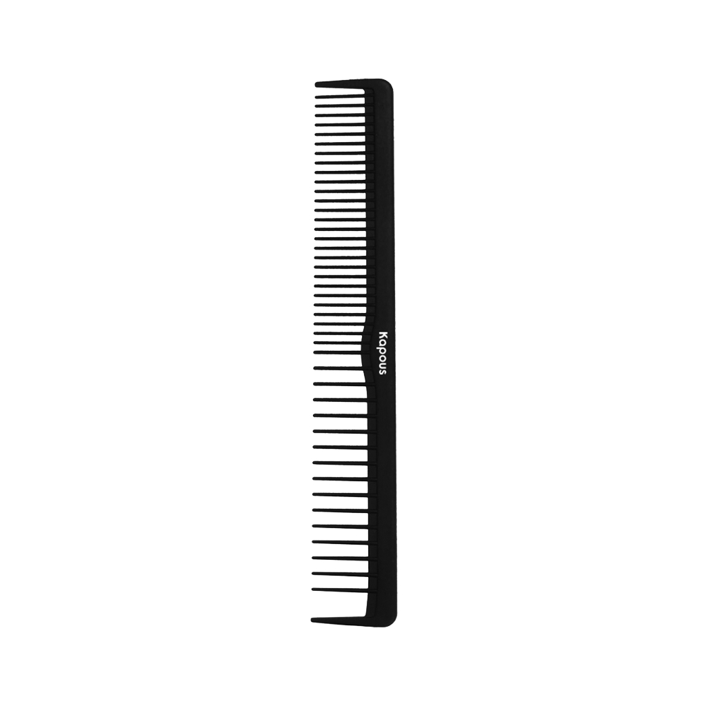 kapous Расческа "carbon fiber" парикмахерская 172*27 мм Kapous Расческа "Carbon fiber" парикмахерская 172*27 мм — изображение 1
