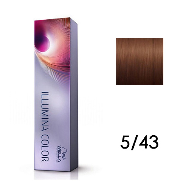 Стойкая крем краска illumina color, тон 5/43, 60мл Стойкая крем-краска Illumina Color, тон 5/43, 60мл — изображение 1
