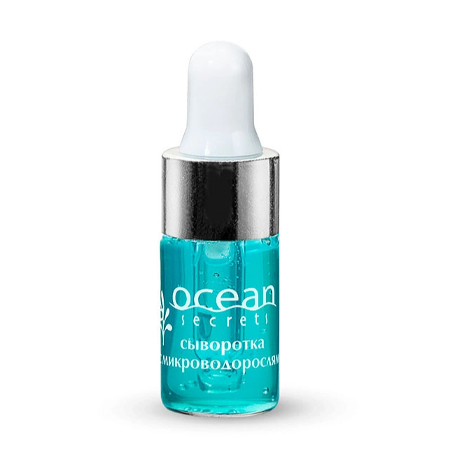 premium ocean secrets Сыворотка mini с микроводорослями 3 мл Premium Ocean Secrets Сыворотка MINI с микроводорослями 3 мл — изображение 1